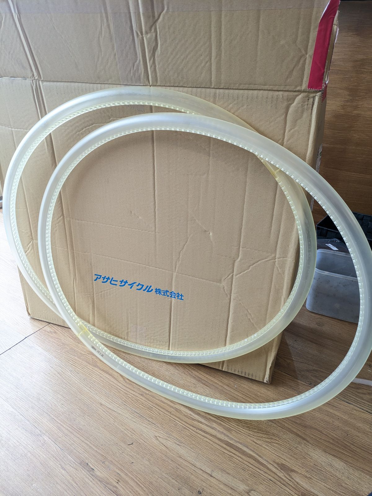 アサヒサイクル Tチューブ ２本セット インナーチューブ ノーパンクタイヤの交換用スペアパーツ