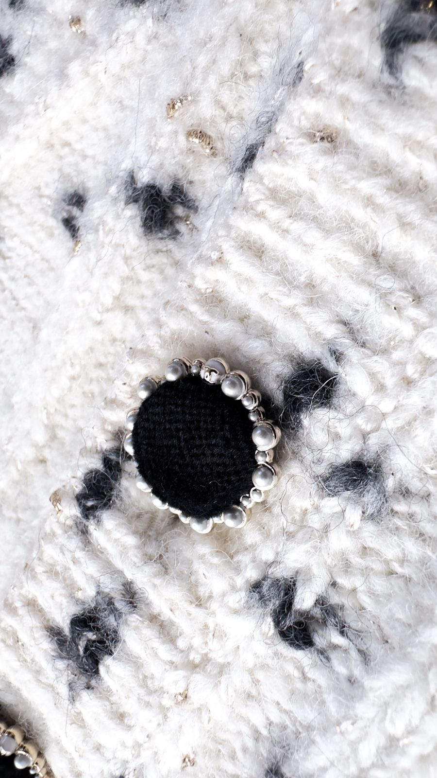 シャネル ベスト セーター CHANEL 21PF 2021 アイボリー