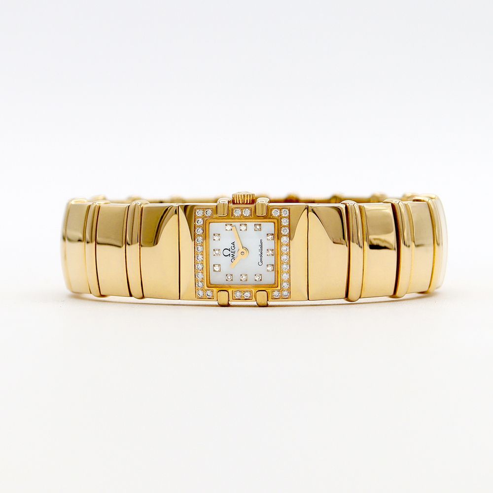 電池交換済 OMEGA オメガ コンステレーション カレ クアドラ ミニ