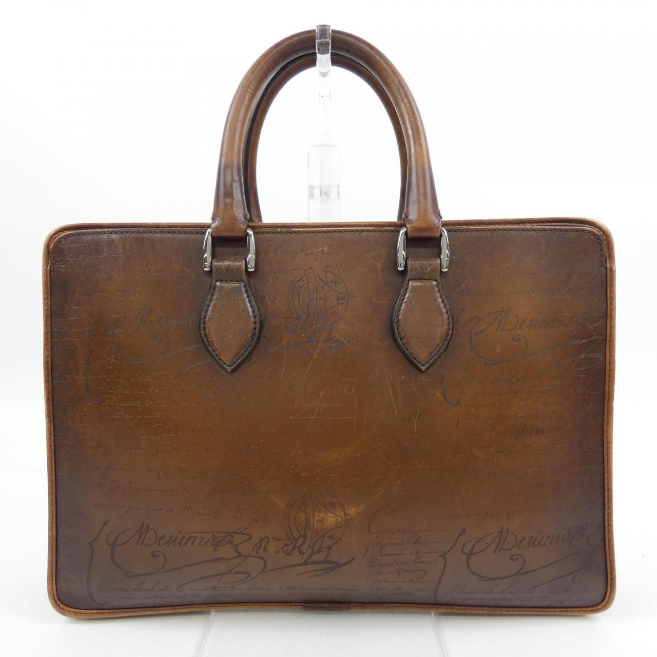 アンジュールスモールスクリットレザーブリーフ