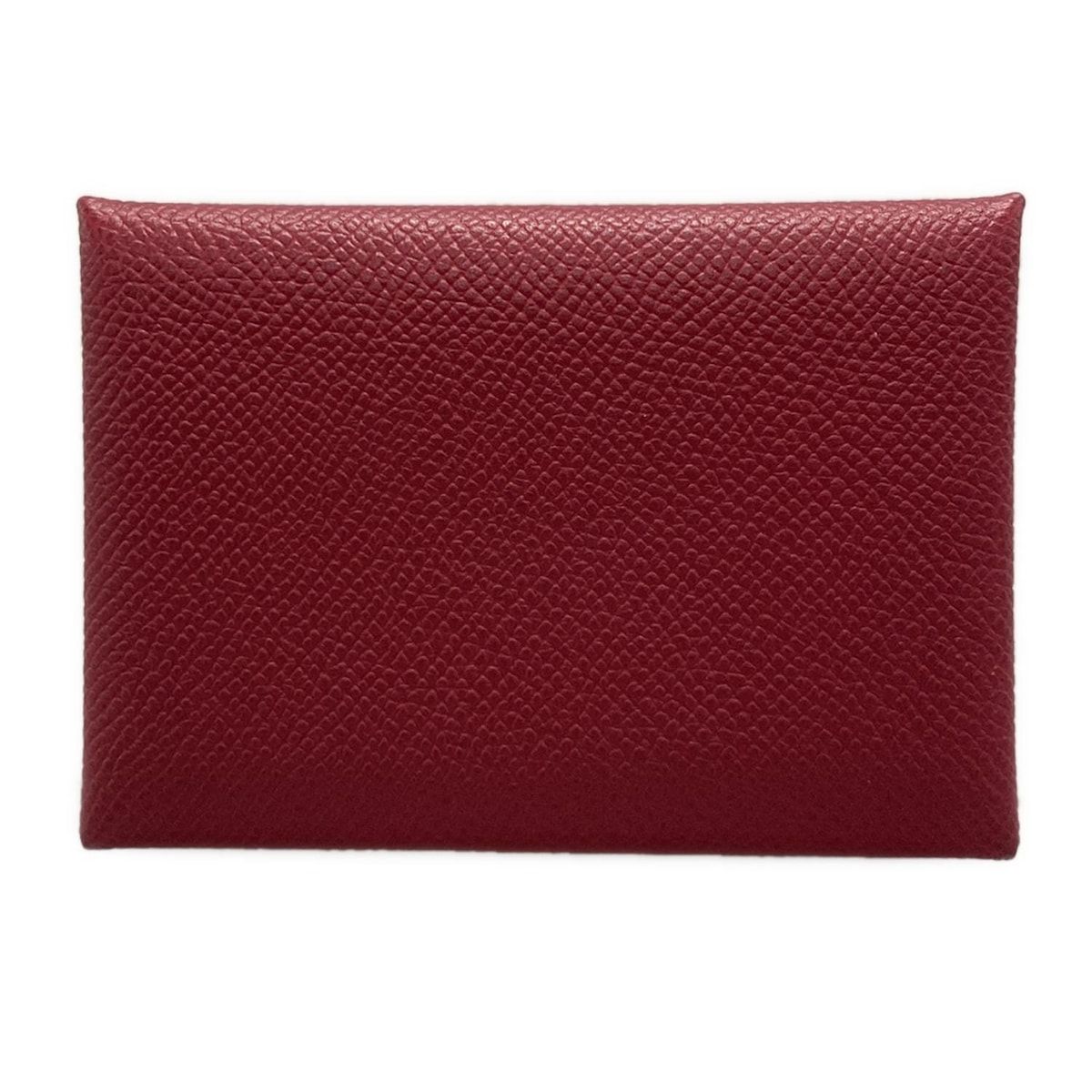 HERMES(エルメス) カードケース美品 カルヴィデュオ ルージュ
