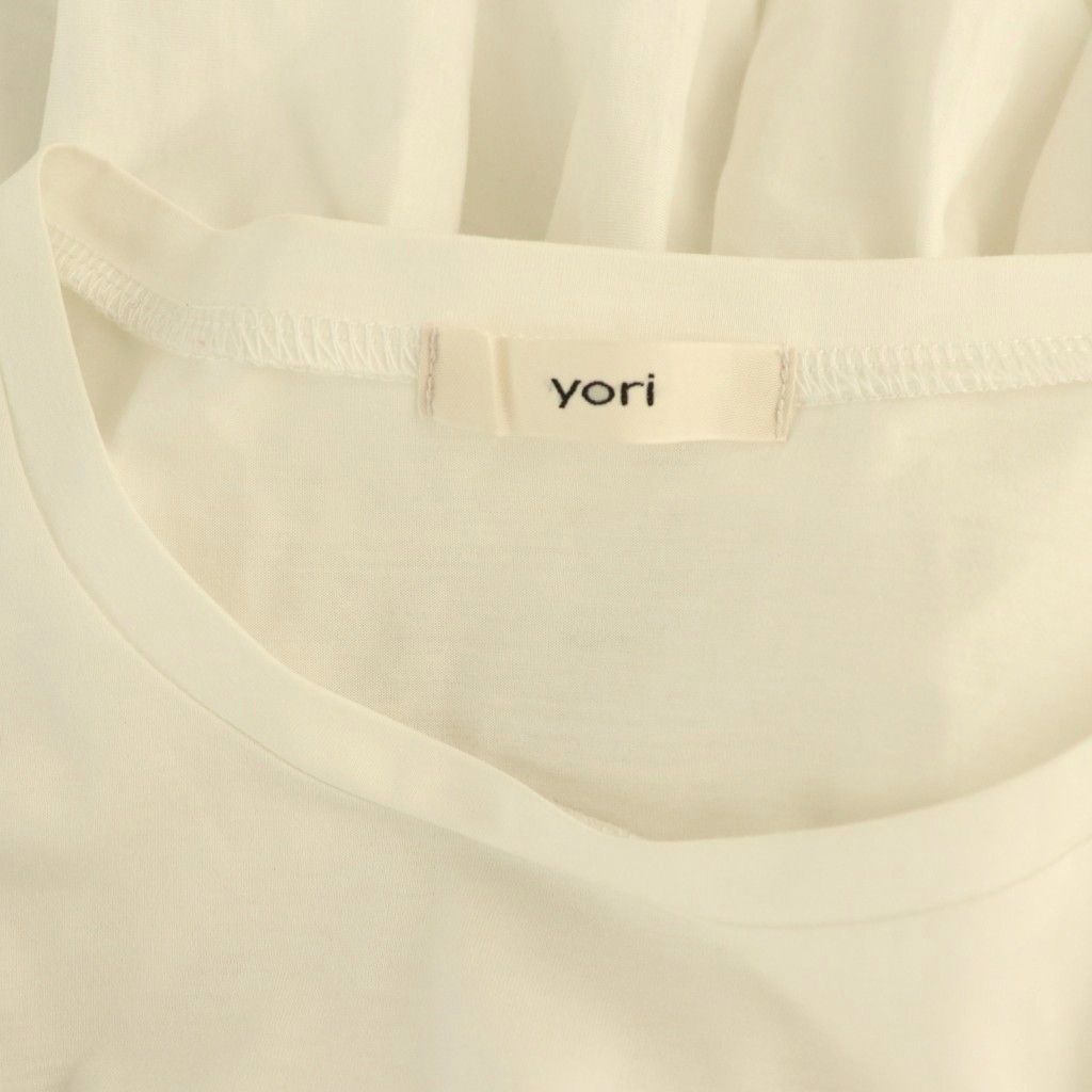 ヨリ yori ランダムティアードハーフスリーブ Tシャツ