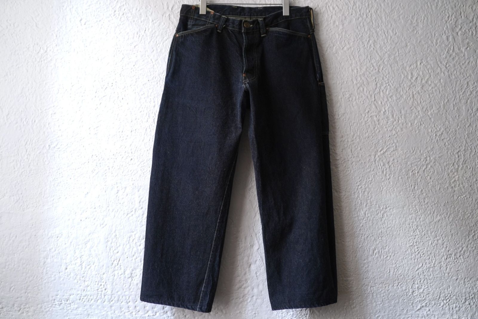 17SS 132 True Khaki Dyed ワイドデニムパンツ ジーンズ