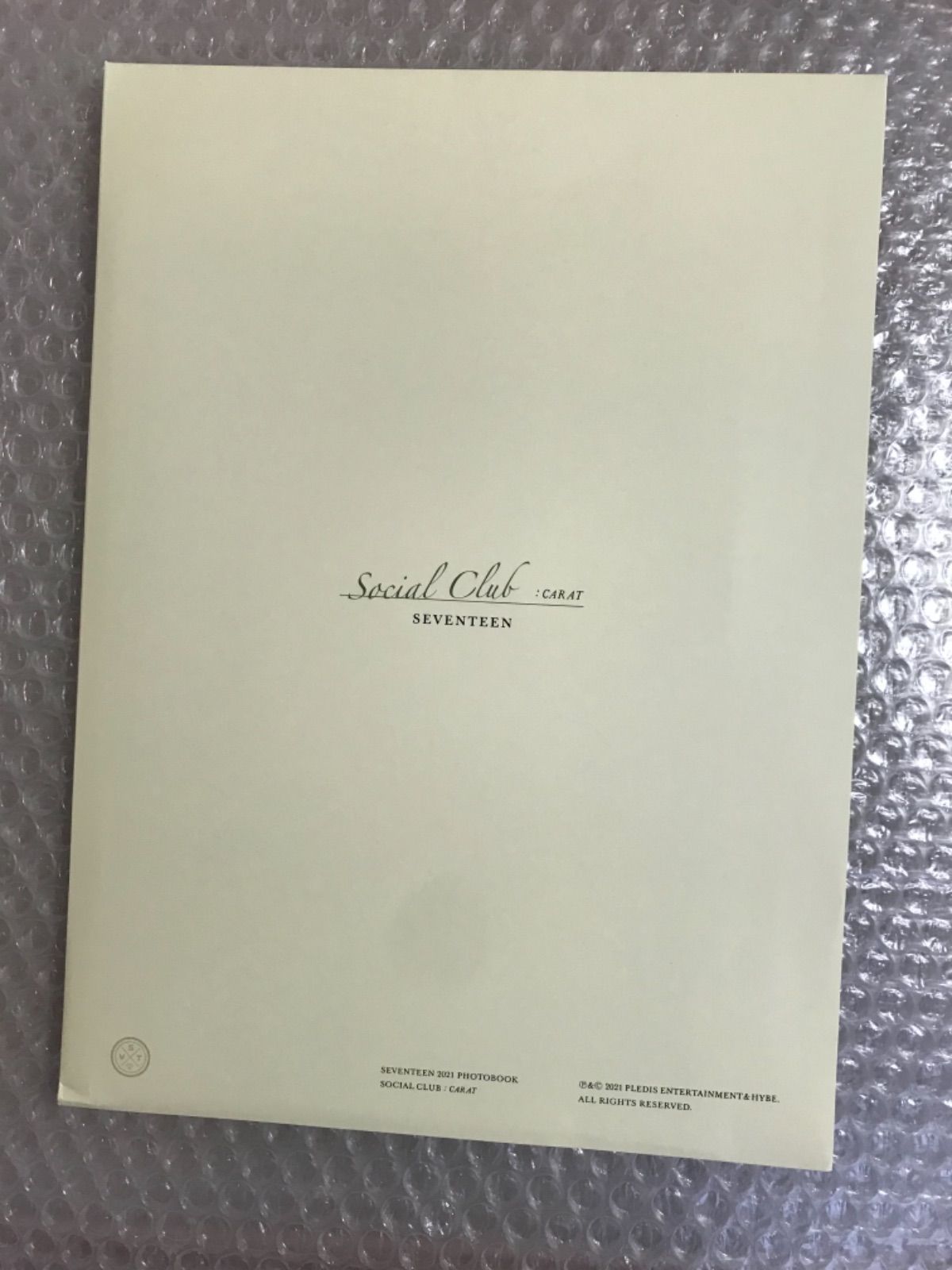 新品 未開封 SEVENTEEN Social Club ソーシャルクラブ SEVENTEEN PHOTOBOOK 「SOCIAL CLUB : CARAT」【グッズ】【+DVD