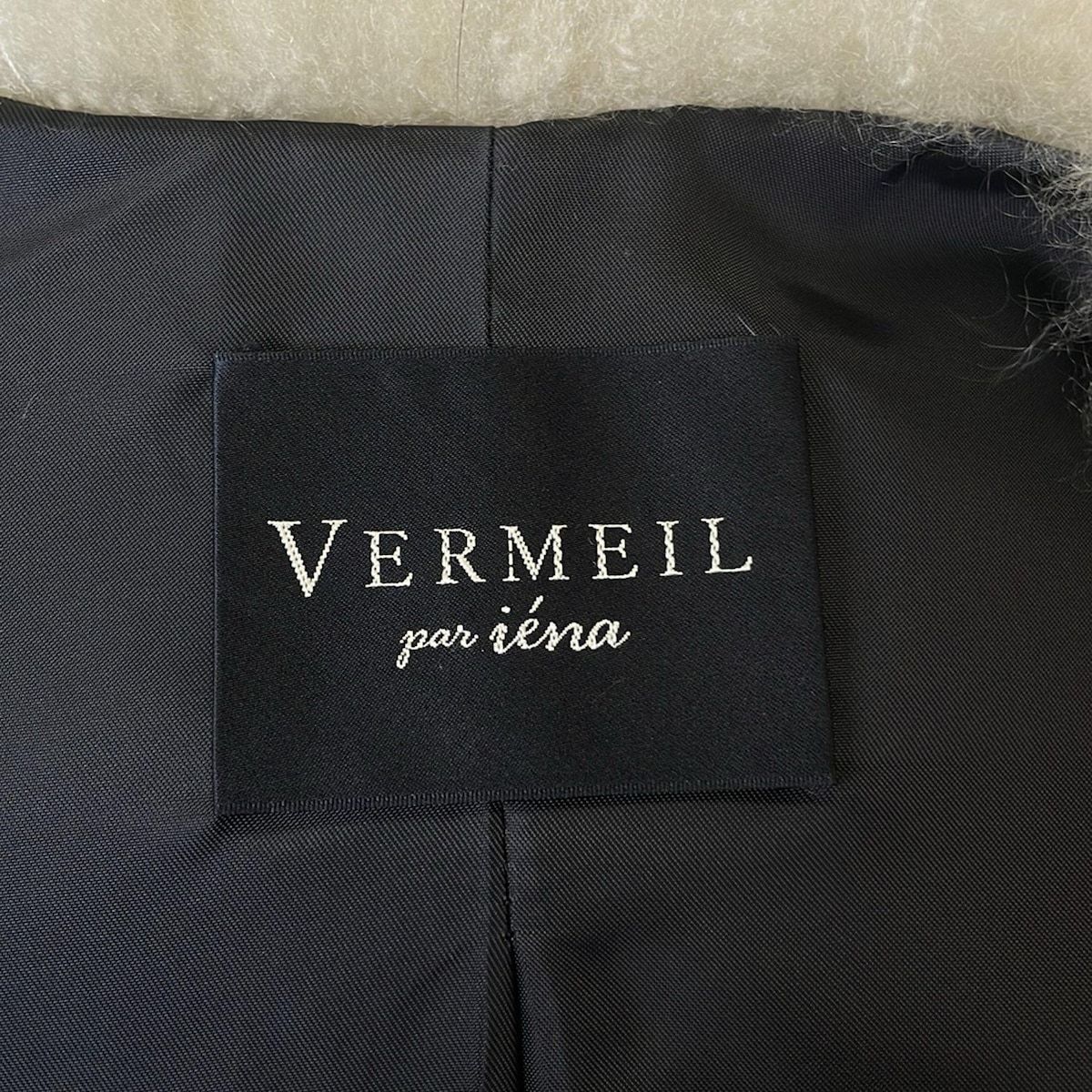 価格比較でお得にお買物。 VERMEIL par iena ヴェルメイユ パー イエナ コート サイズF レディース - グレーベージュ ノースリーブ カシミヤゴート 秋 冬