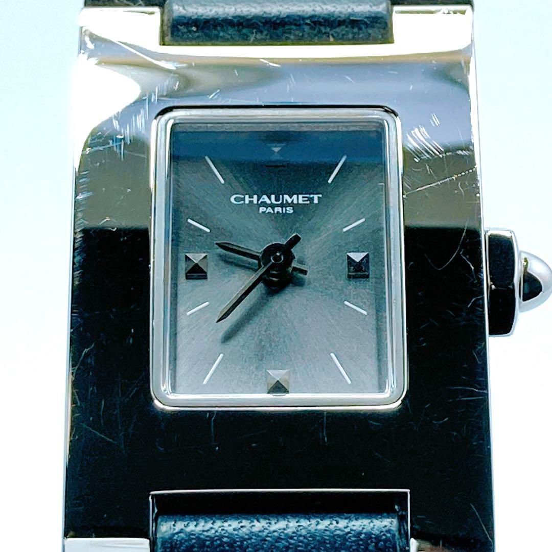 476 CHAUMET ショーメスティルドゥショーメスクエア腕時計