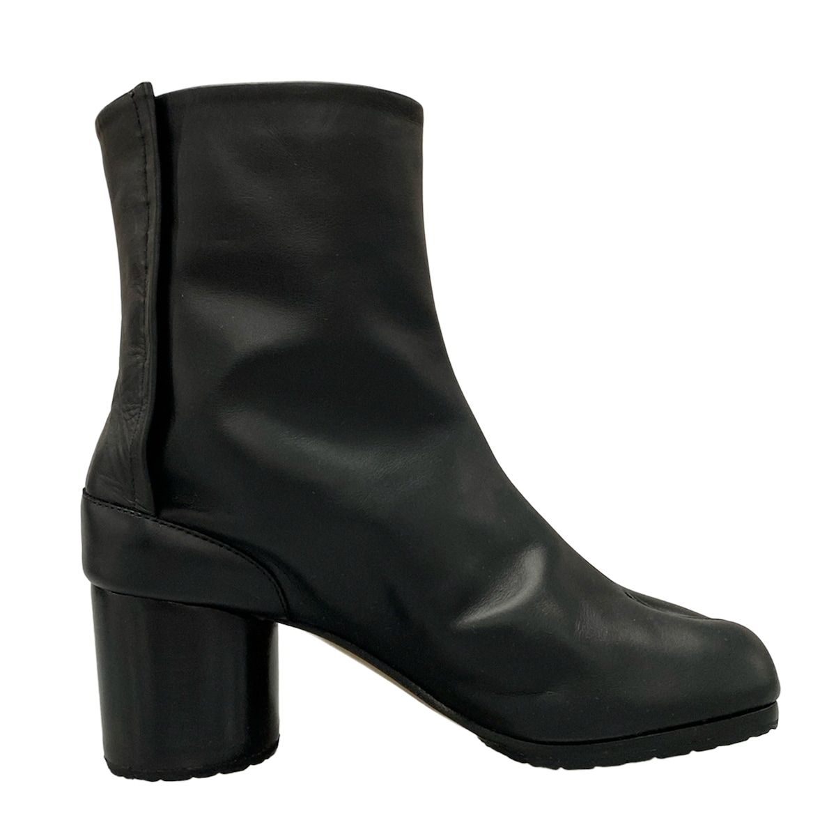 Maison Margiela メゾンマルジェラ ショートブーツ 36 レディース タビブーツ S58WU0246 PR516 黒 アウトソール張替済 レザー