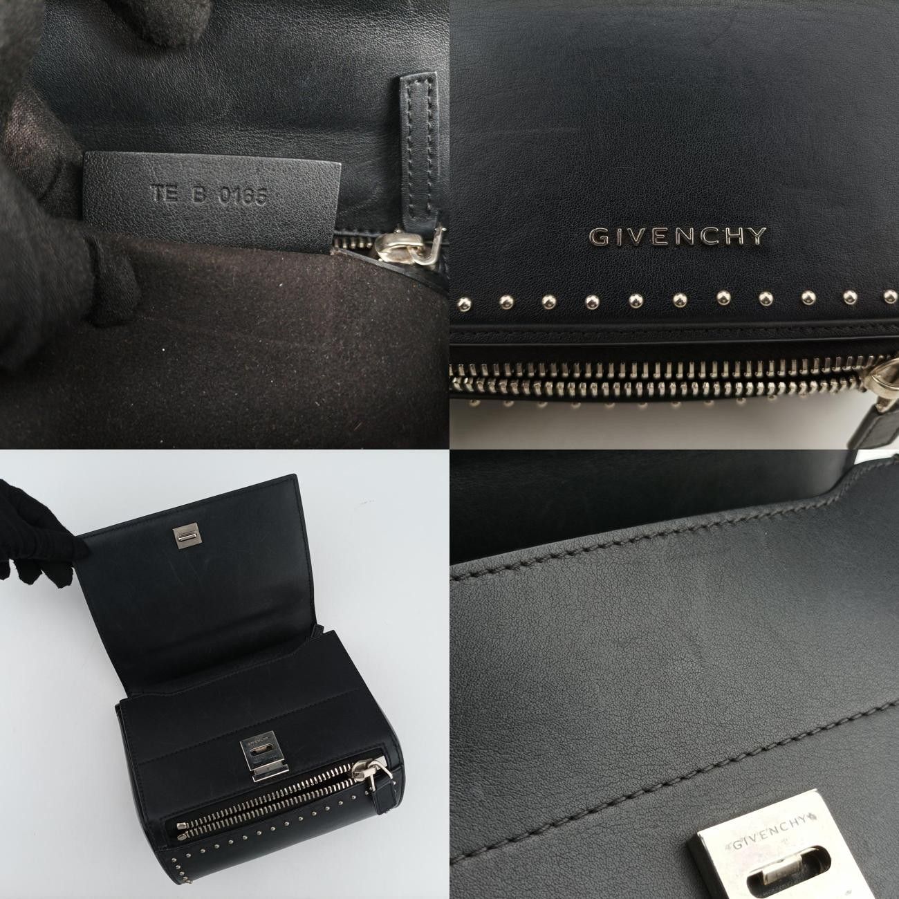 ジバンシーGivenchyパンドラボックスブラックレザーTE