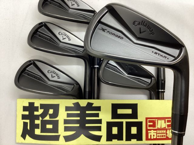 【中古】アイアンセット キャロウェイ 【超美品】X-フォージドスター2024 ブラック　（数量限定）/NSPRO950GHneo(JP) 6本セット/S/29[1250]