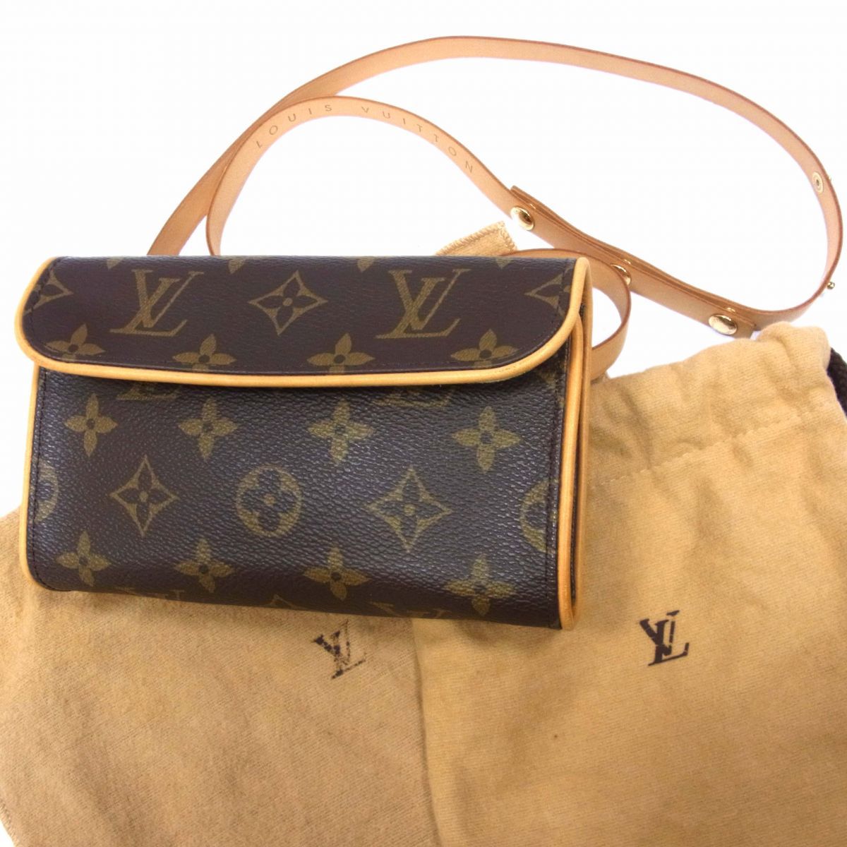 美品◇LOUIS VUITTON ルイヴィトン フロランティーヌ M ポシェット ウエストバッグ モノグラム フランス製 レディース - メルカリ