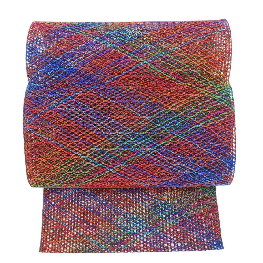 名古屋帯 八寸 松葉仕立て 正絹 金銀糸除く マルチ 羅 お洒落 和装 呉服 和服 きもの レディース 女性