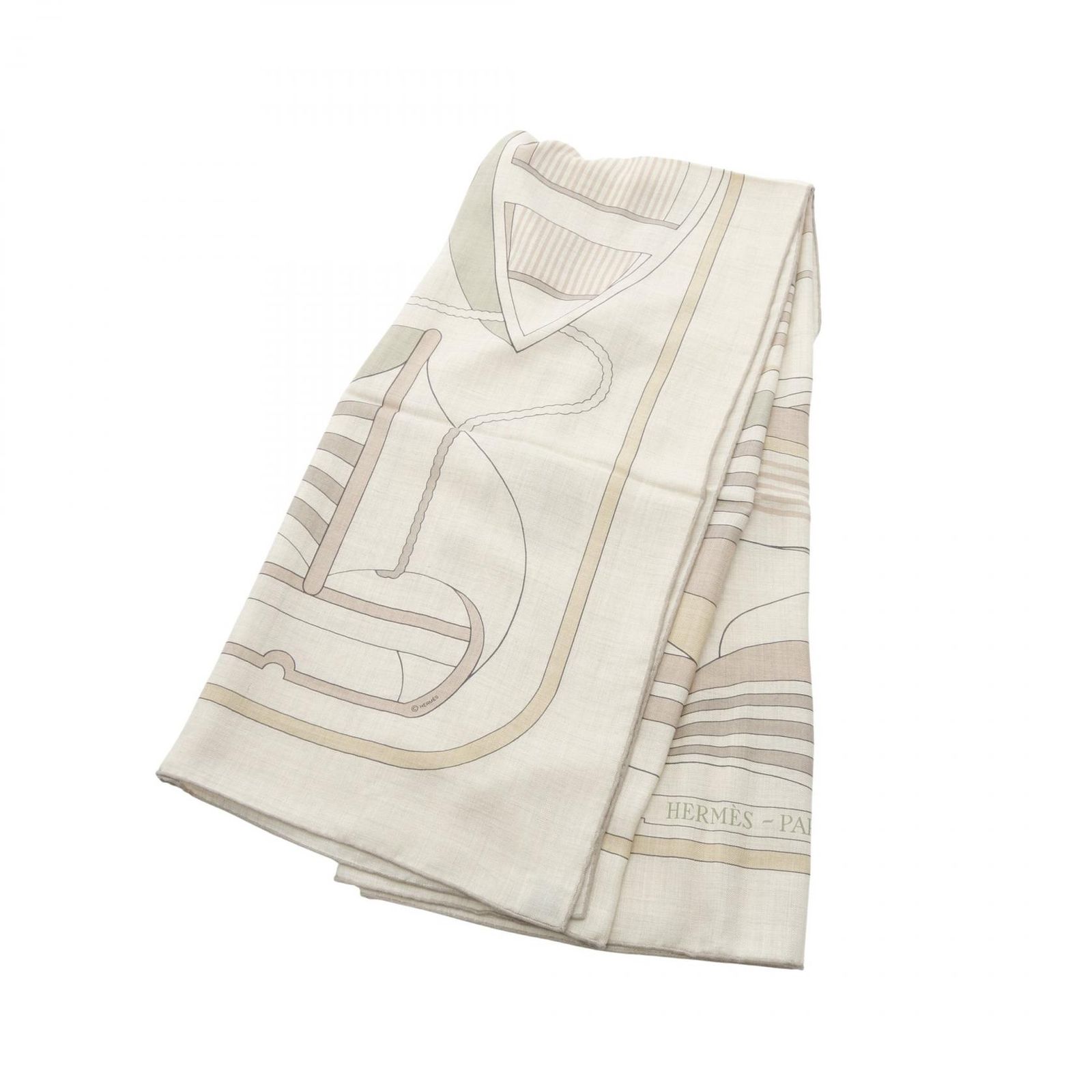 HERMES エルメス カレジェアン カレ140 THALASSA スカーフ