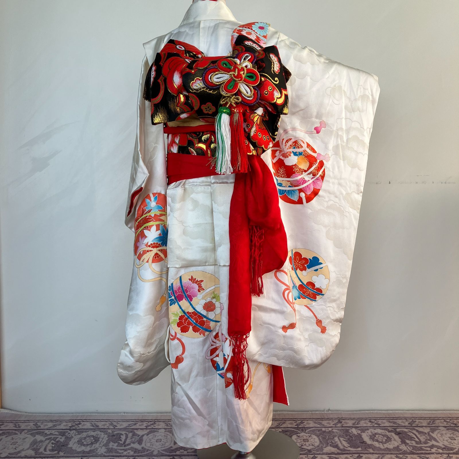 509ab46◎七五三 五歳 男児 着物&羽織&袴&角帯&長襦袢 鷹