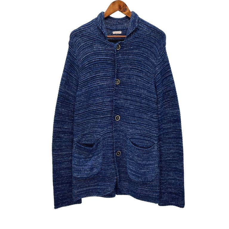 KAPITAL 14SS 綿×リネンニット 紺ブレザー KAPITAL 14SS 綿×リネンニット 紺ブレザー - メルカリ