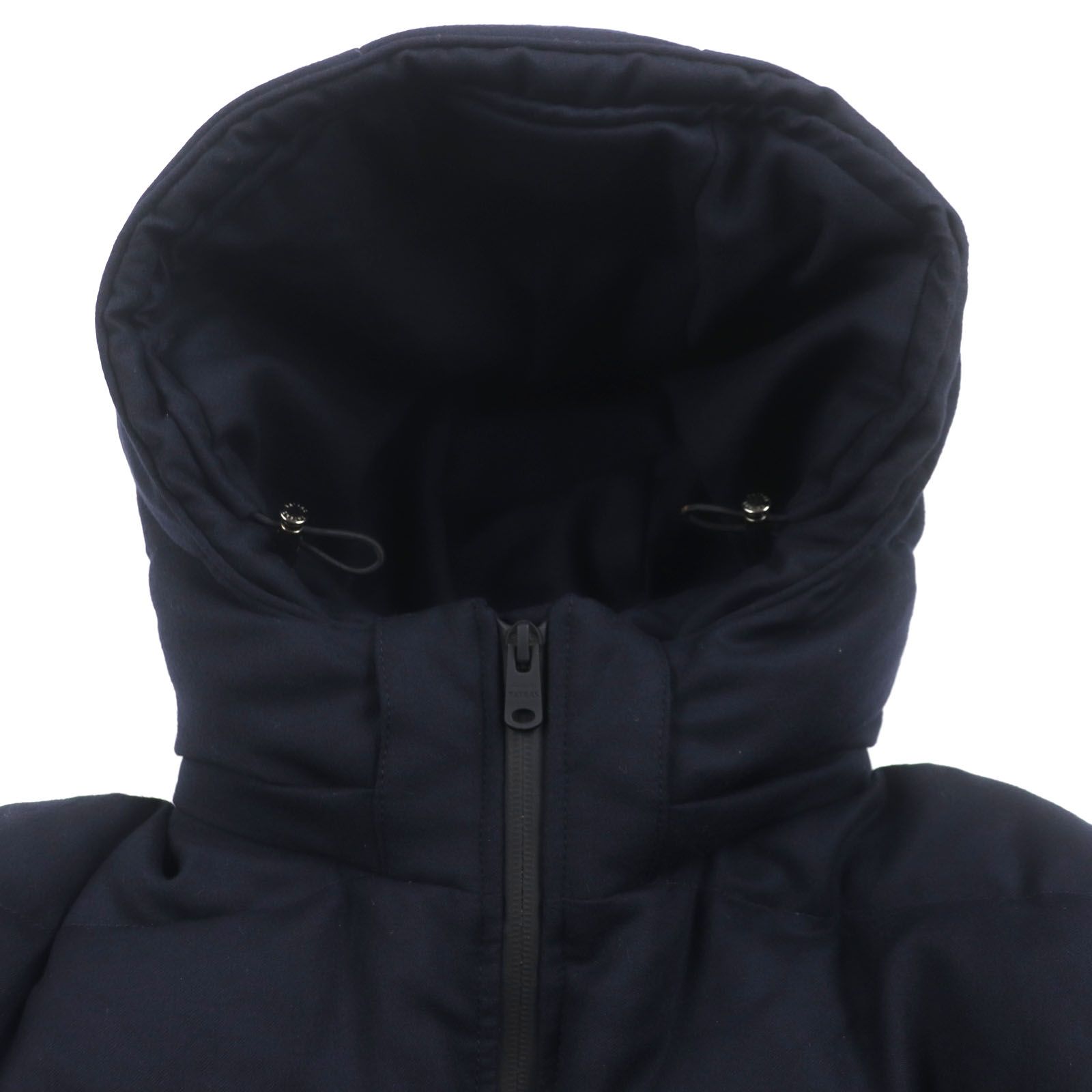 TATRAS タトラス MTK20A4148 AGORDO アゴルド ウール フーデッド ロゴワッペン付き ダブルジップアップ ダウンジャケット ネイビー 1 ハンガー付き メンズ