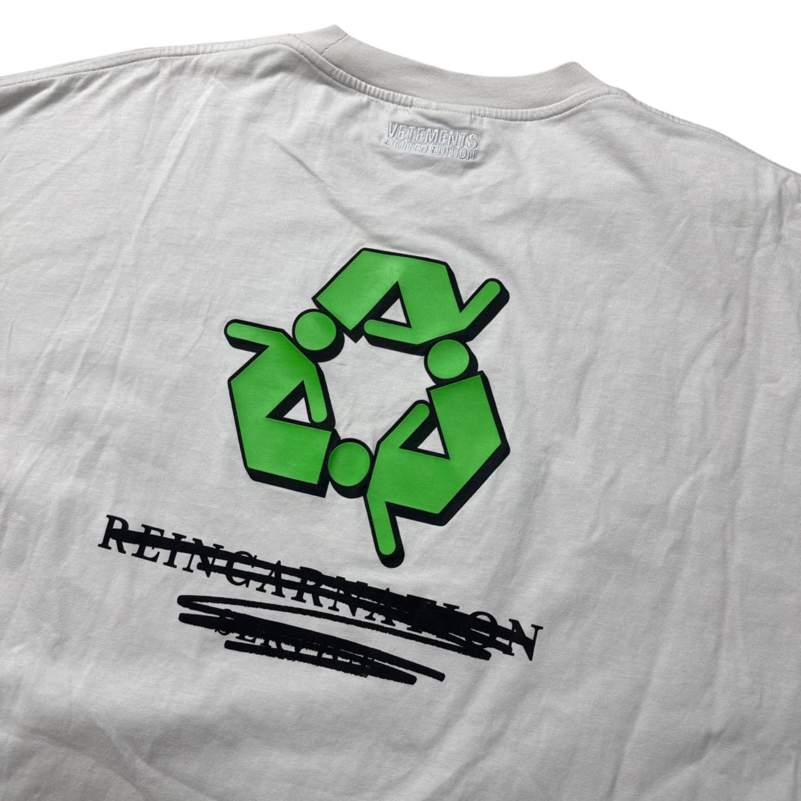 VETEMENTS】DONT STRESS T-SHIRT ヴェトモン オーバーサイズ プリント 