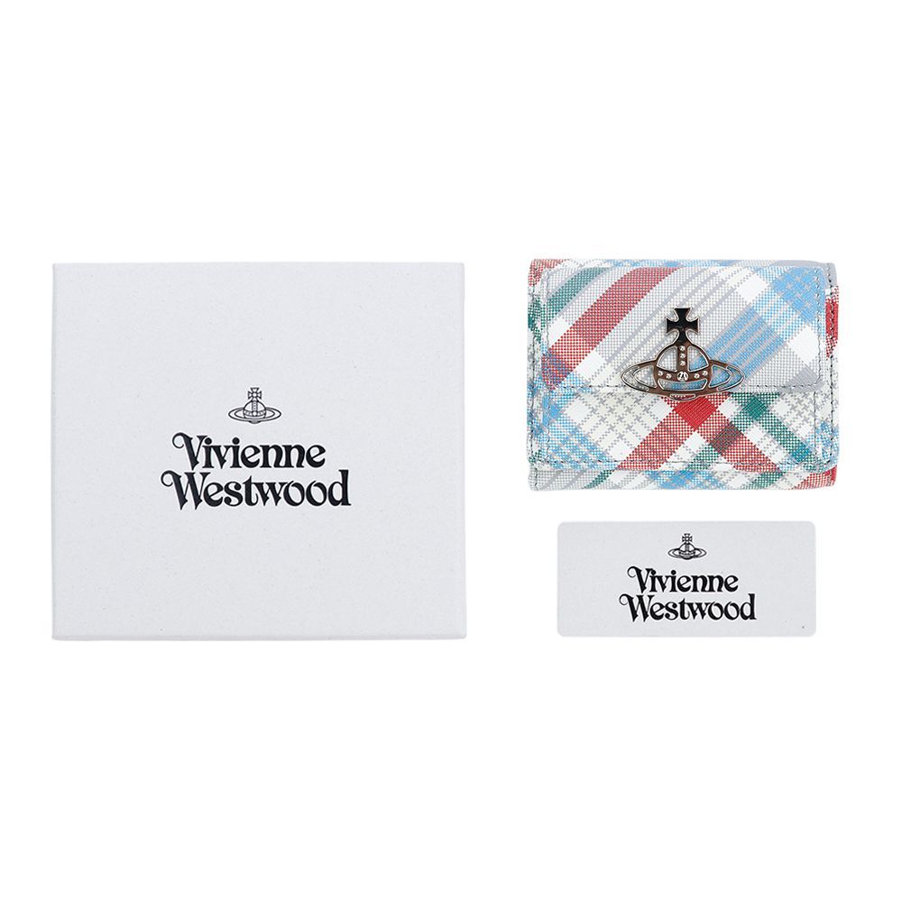 ヴィヴィアンウエストウッド 三つ折り財布 52010013U-L0057 Vivienne Westwood 三つ折り財布 52010013U L0057 レザー オーブ