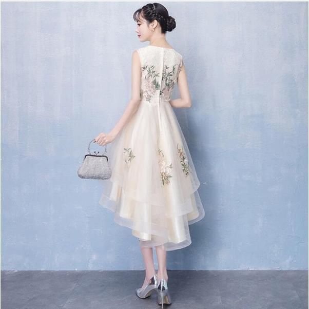 ファスナー フィッシュテールドレス