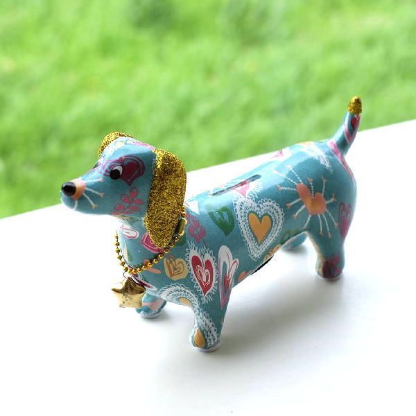 貯金箱 おしゃれ 陶器 犬 いぬ ドッグ オブジェ 置物 かわいい 動物