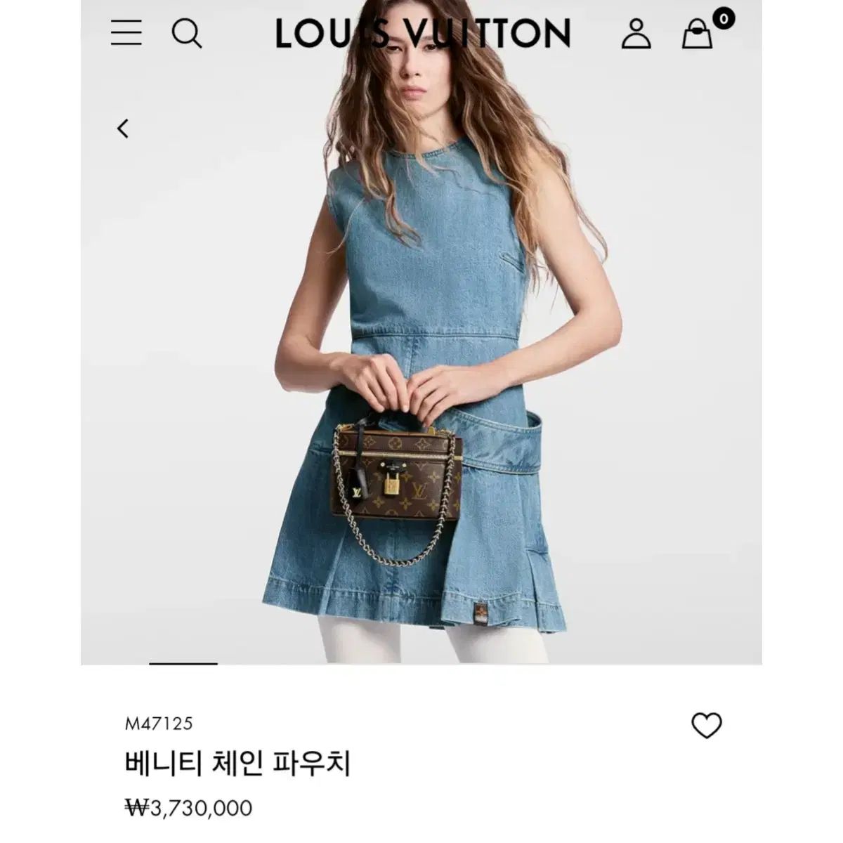 Louis Vuitton ルイヴィトン バニティ チェーン ポーチ バッグ