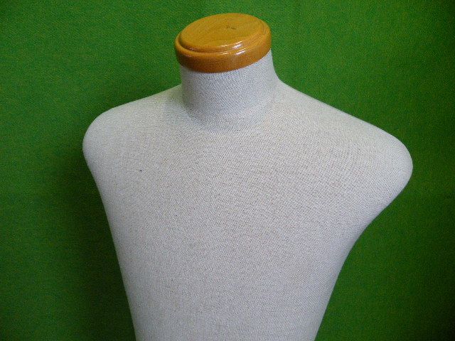 メンズトルソー 芯地ニット張り FRPボディ P-148