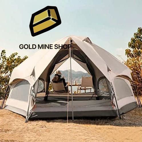 XPPXテント、2〜5人収容可能、軽量、防水、防風、UVカット、二重層