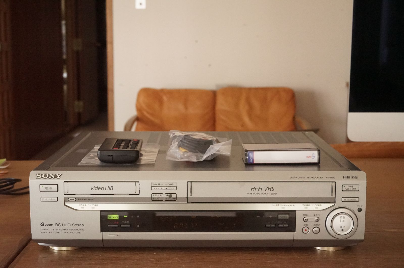 【ダビング可能】Hi8 VHS ダブルデッキ 8mm ビデオデッキ WV-BW3 ダビング可能】Hi8 VHS ダブルデッキ 8mm ビデオデッキ WV-BW3