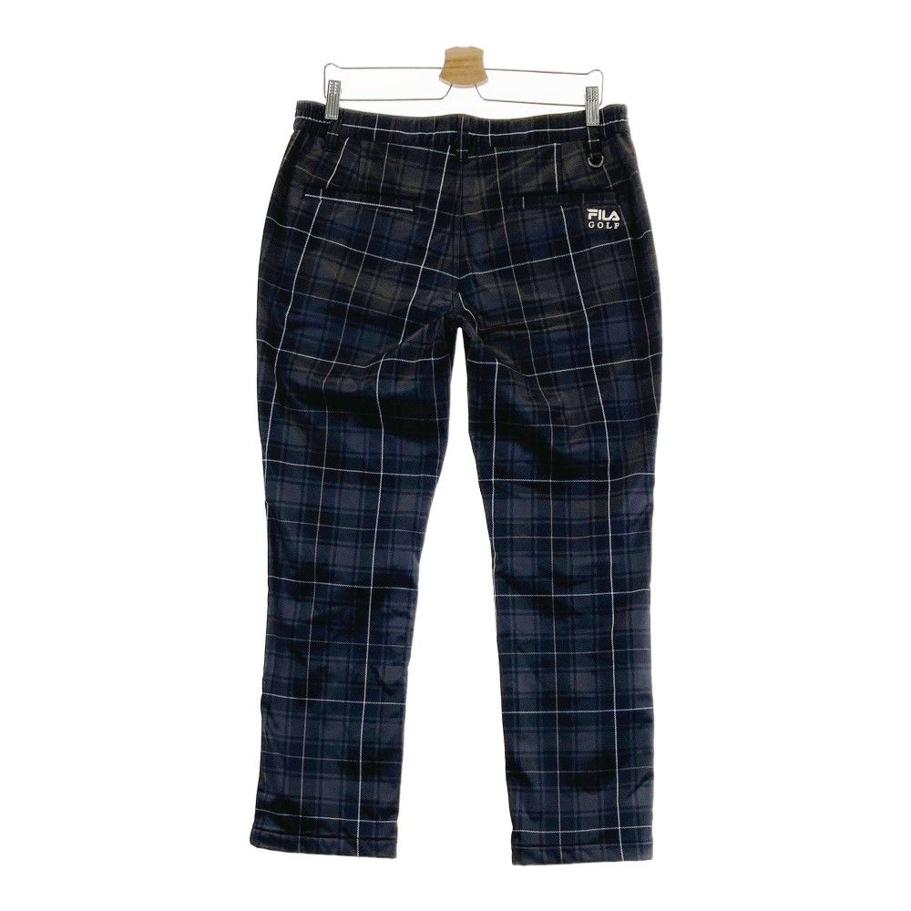 FILA GOLF フィラゴルフ 裏起毛ロングパンツ ネイビー系 L [240101628809] ゴルフウェア メンズ フィラゴルフ FILA GOLF 種類12：ホワイト(WT)&frasl;S （WT） ワン