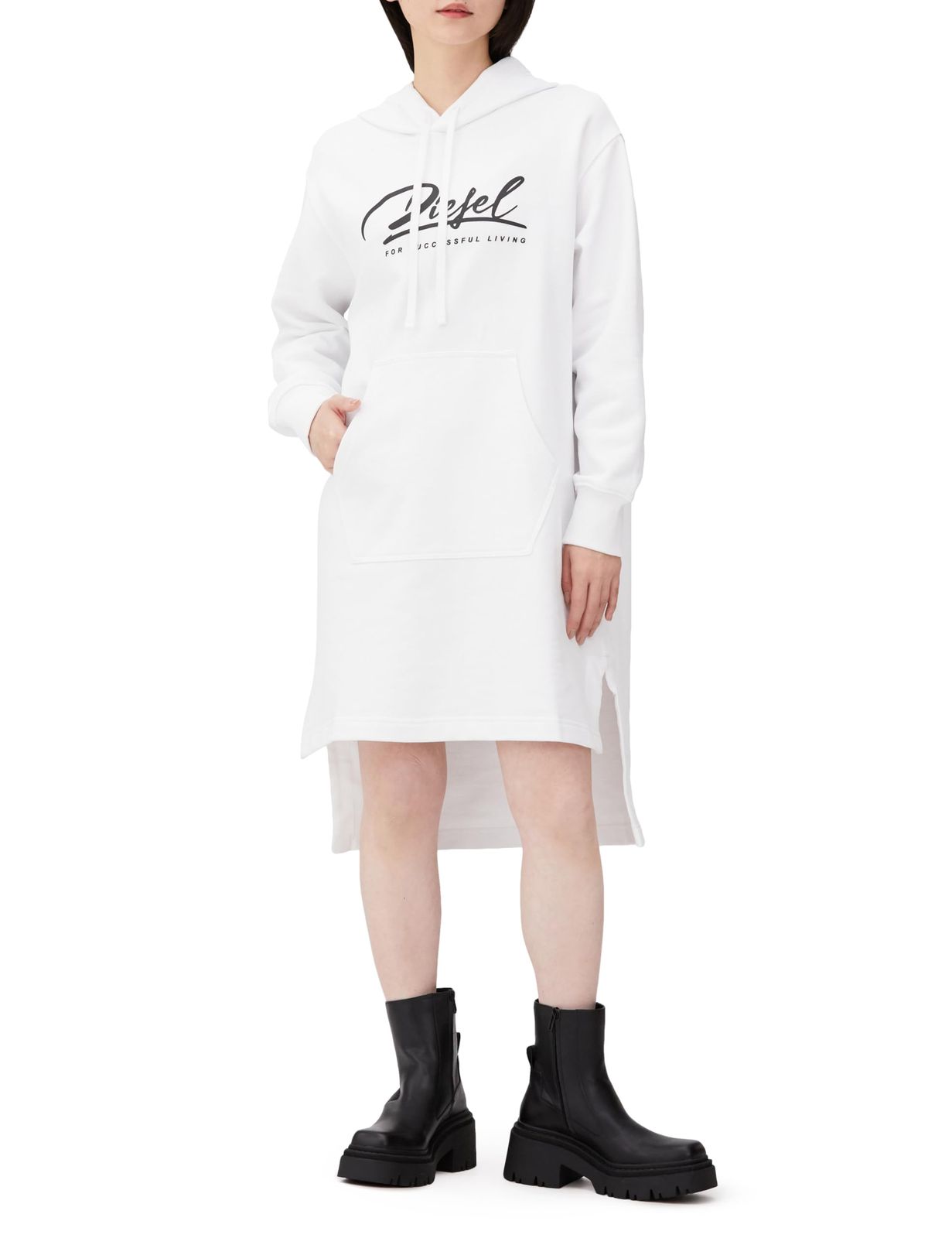 ディーゼル レディース ドレス D-ILSE ITALICO DRESS XXS ホワイト A13783RIAJH 100