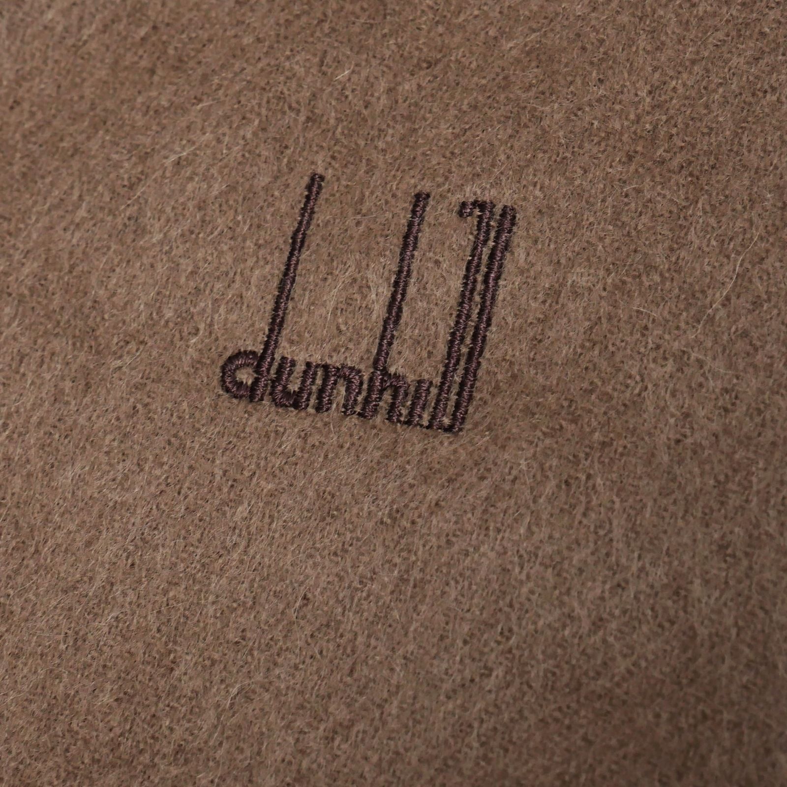 □未使用品□Dunhill ダンヒル マフラー 総カシミヤ フリンジ  