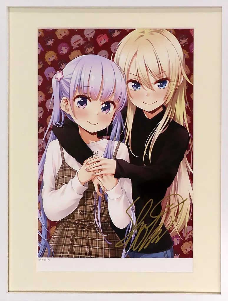 NEW GAME!完結記念展 版上サイン入りミニアートグラフ チケット