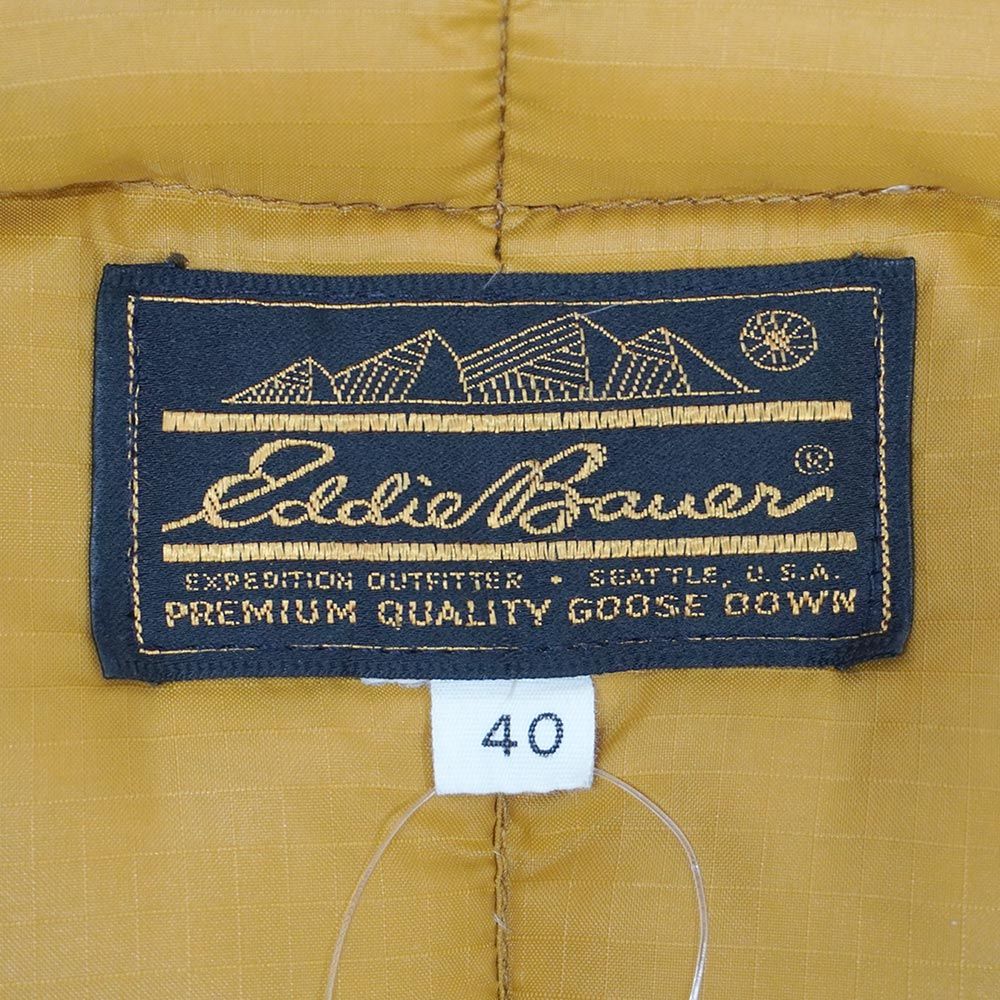 エディーバウアー Eddie Bauer 70s 70年代 ダウンベスト 黒タグ