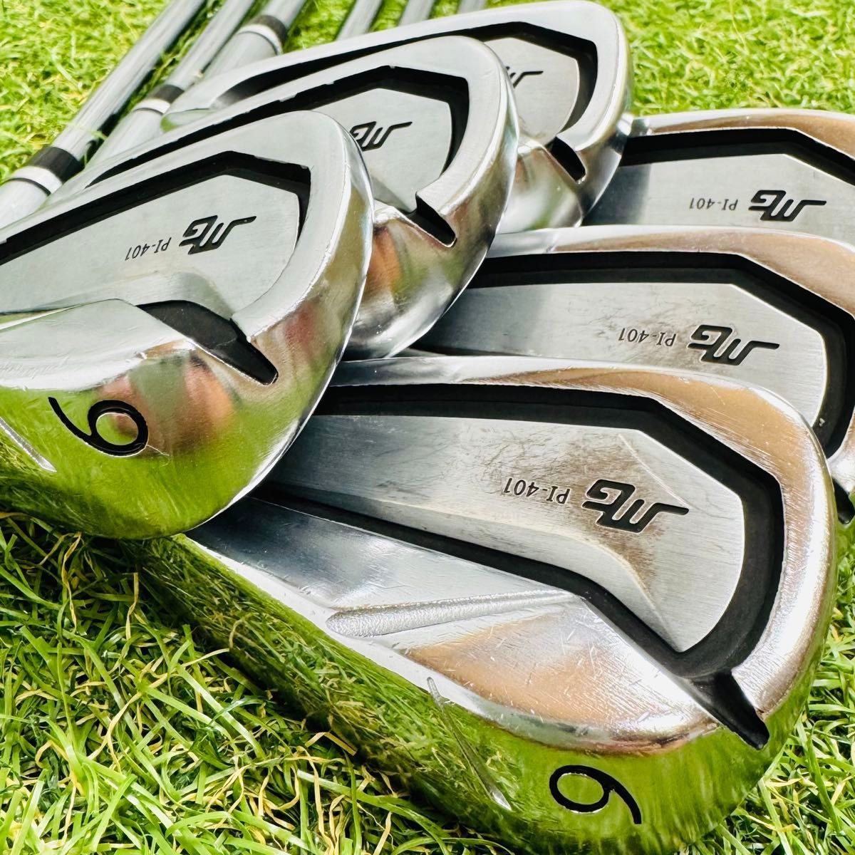 良品】三浦技研 PI-401 メンズアイアンセット 6本 スチール S 良品