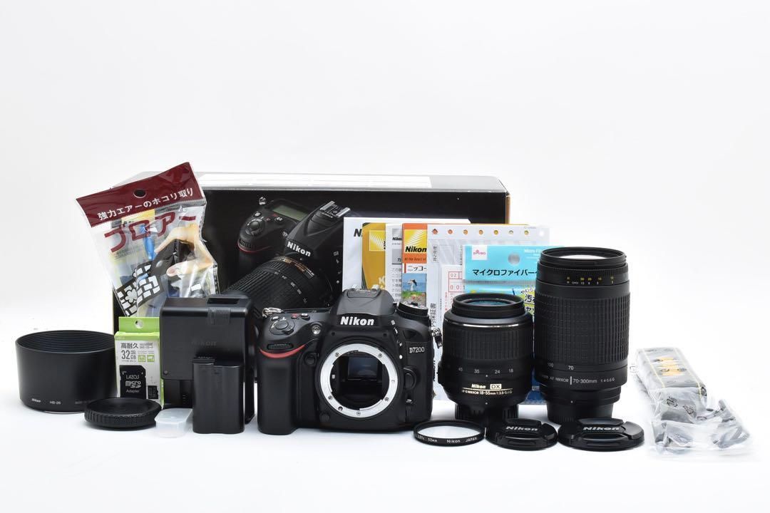 美品】ニコン Nikon D7200 ダブルズームセット - メルカリ