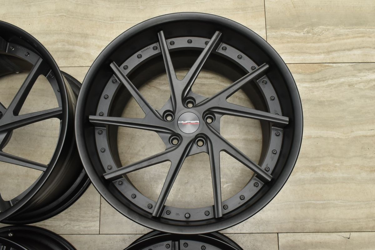 鍛造 美品】ハイパーフォージド HF-DiC 20in 9.5J +19 PCD112 21in 