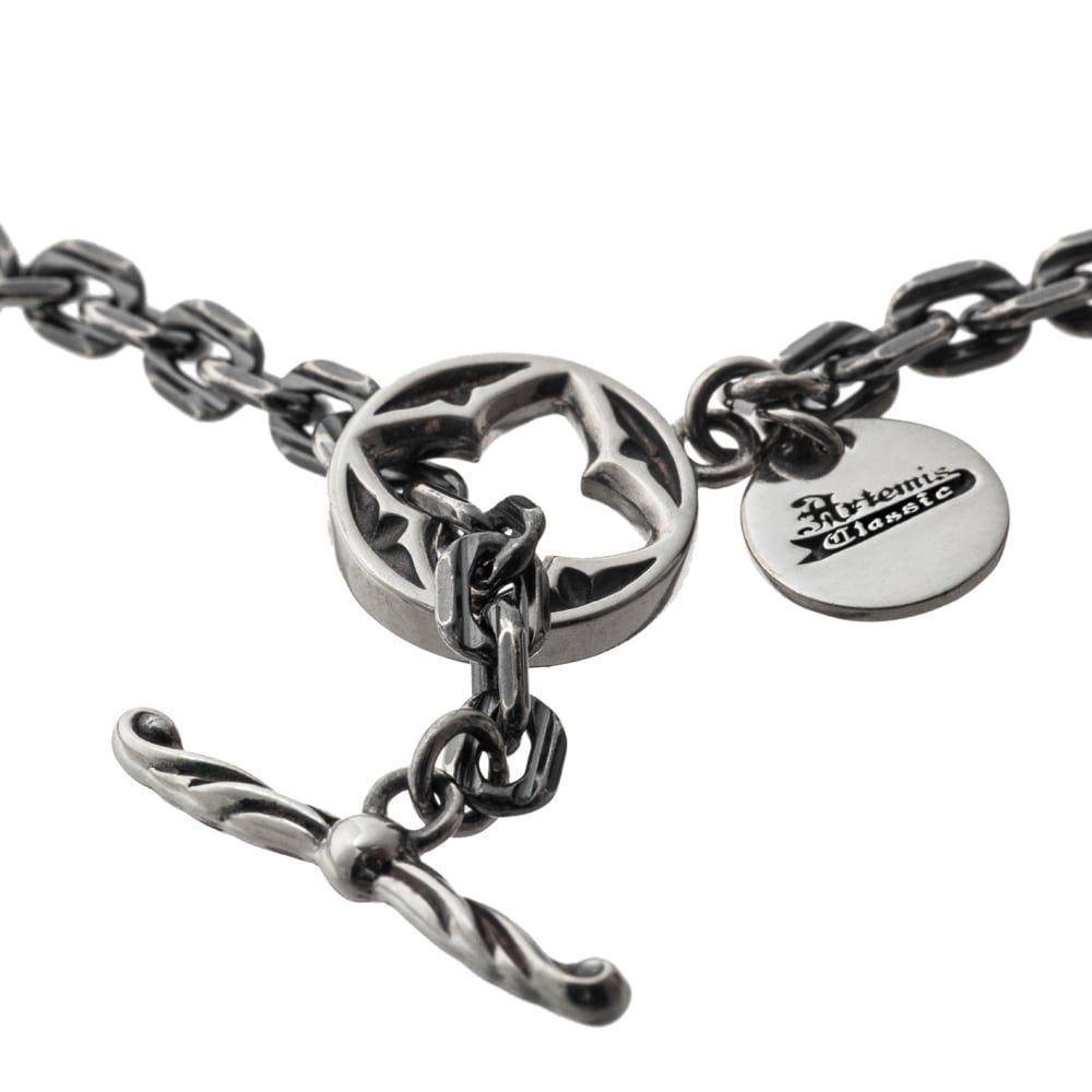 シルバーチェーンＴバーブレスレット０１ アルテミスクラシック シルバー ジュエリーブランド NEXPOTALLINN_EU