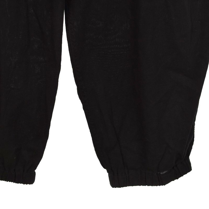コモリ COMOLI 24SS オックス ドローストリングパンツ スラックス 1 黒