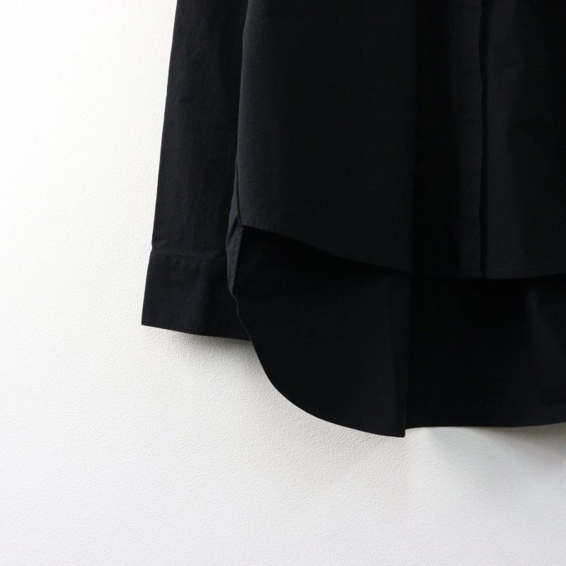 2024AW エヴァムエヴァ evameva E243T060 cotton nocollar shirt 高  