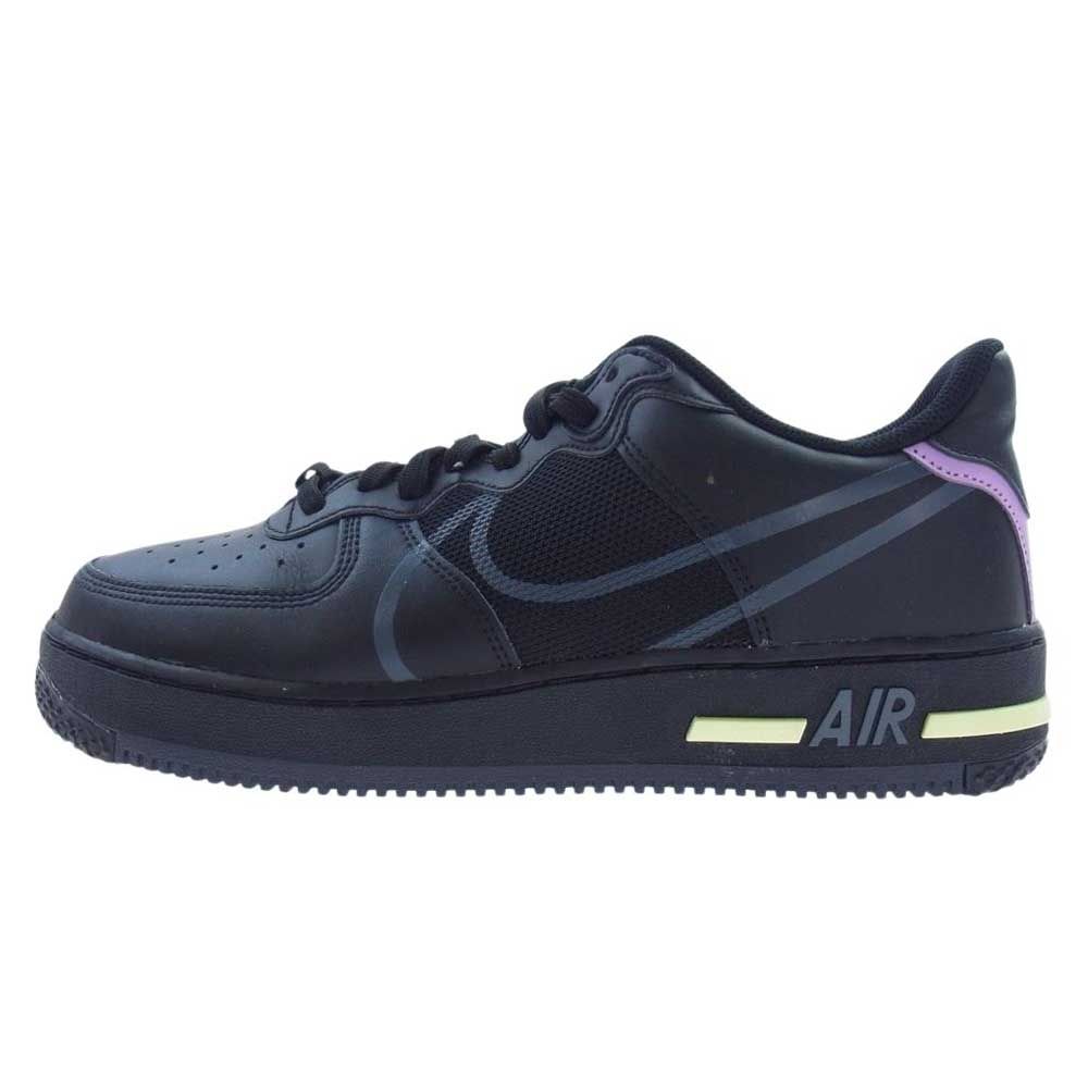 NIKE ナイキ スニーカー CD4366-001 Air Force 1 React エアフォース1 ロー リアクト スニーカー ブラック系 27.0cm【中古】