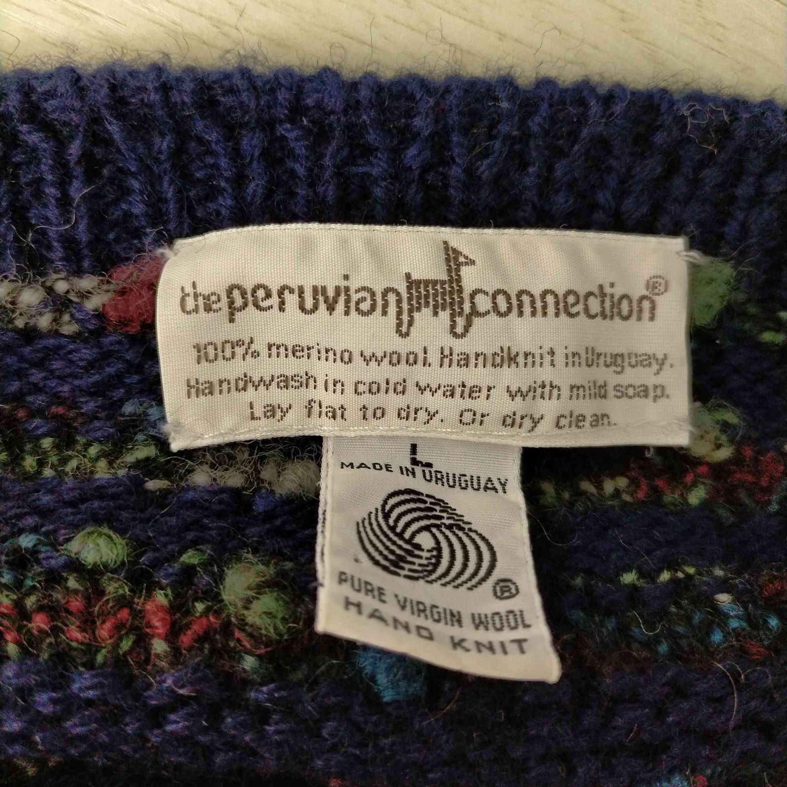 ペルビアンコネクション PERUVIAN CONNECTION OLD hand knit 