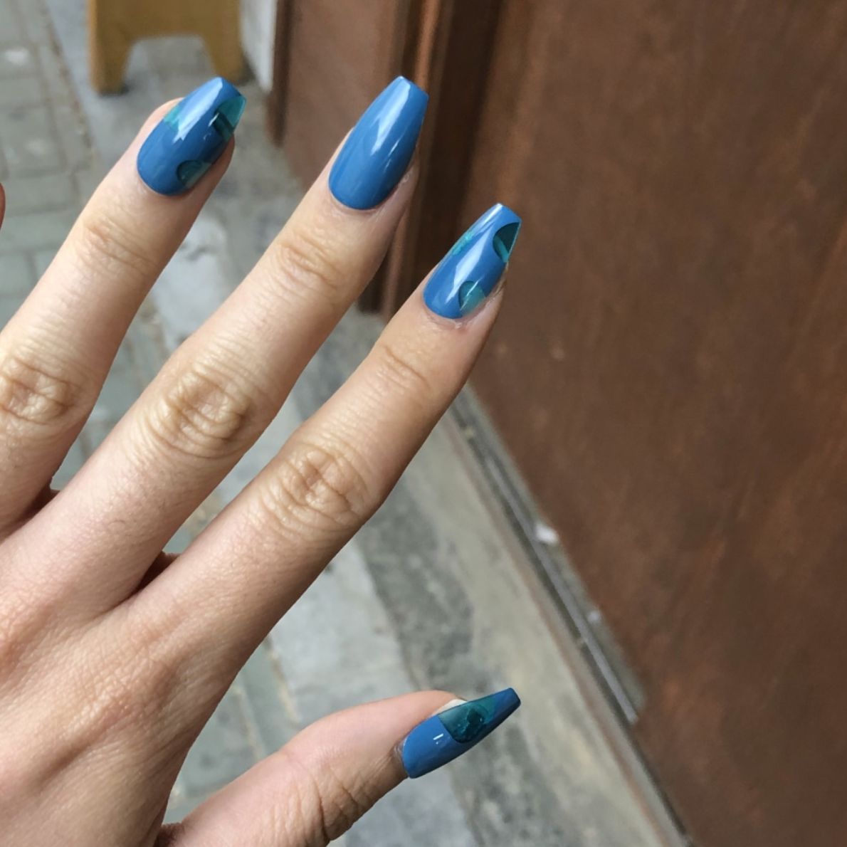 新品 FINGER SUIT「サビジブルー」SAVAGE BLUE バレリーナ コフィン