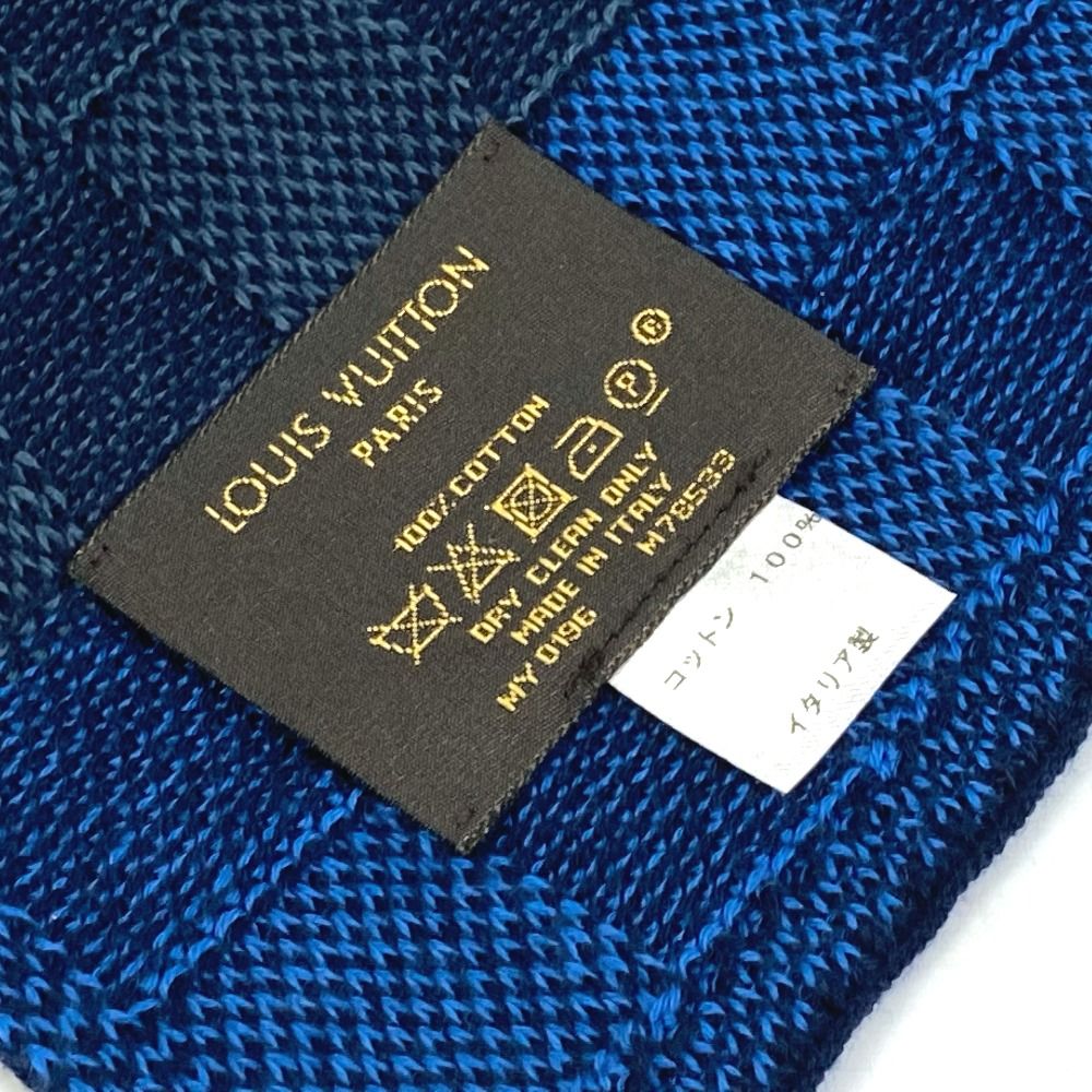 ルイヴィトン M78533 エシャルプ・ダミエラインズ マフラー コットン