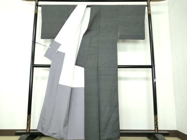 平和屋着物○結城紬 色無地 羊羹色 正絹 逸品 DAAU5823ps 楽天市場