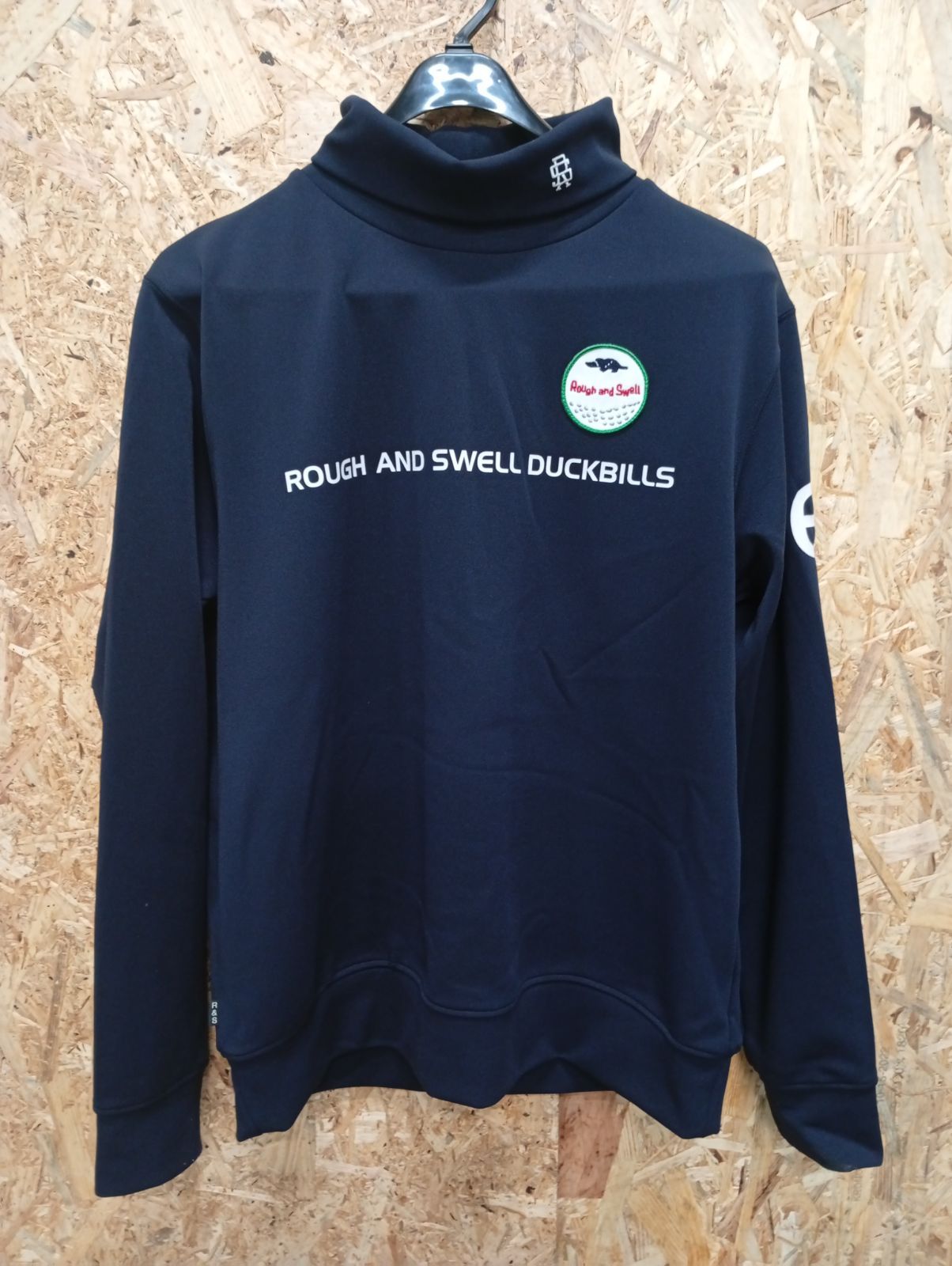 rough＆swell 『LOGO BALL TURTLE』 タートルネック ネイビー