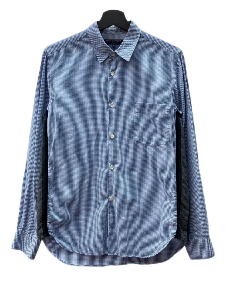 コムデギャルソン COMME des GARCONS HOMME CHECK L/S SHIRT