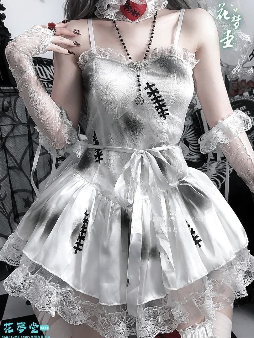 25年 ♥コスプレ ドレス ロリータセット 仮装 オリジナル ロリータ ワンピース ゴスロリ 撮影会 舞台 イベント 原野空間-36