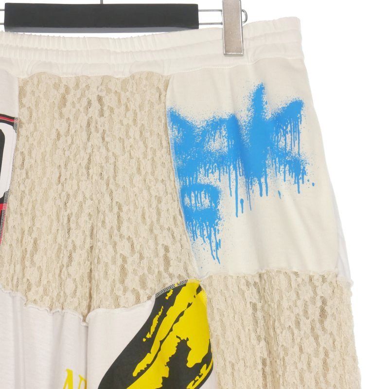 キディル KIDILL 25SS LACE PANTS レースパンツ スラックス 44