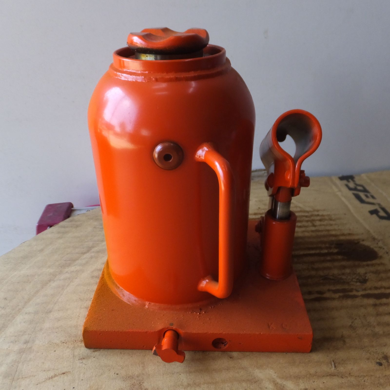 ◆マサダ 油圧ジャッキ HPD-10-2 工具 10TON 10ton 10トン 10000kg 油圧式 オイル だるま ダルマ 車載 自動車 点検 整備 5 ◆