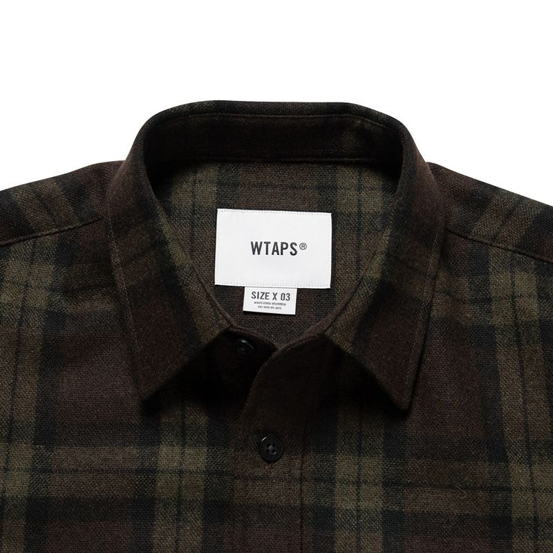 WTAPS TXT 01 / LS / WOPL. TWEED. TEXTILE. OF 長袖シャツ
