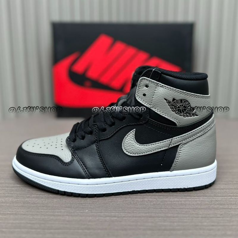 NIKE AIR JORDAN1 ナイキ エアジョーダン1 レトロ ハイ OG ブラック/ホワイト/ミディアム グレー - メルカリ